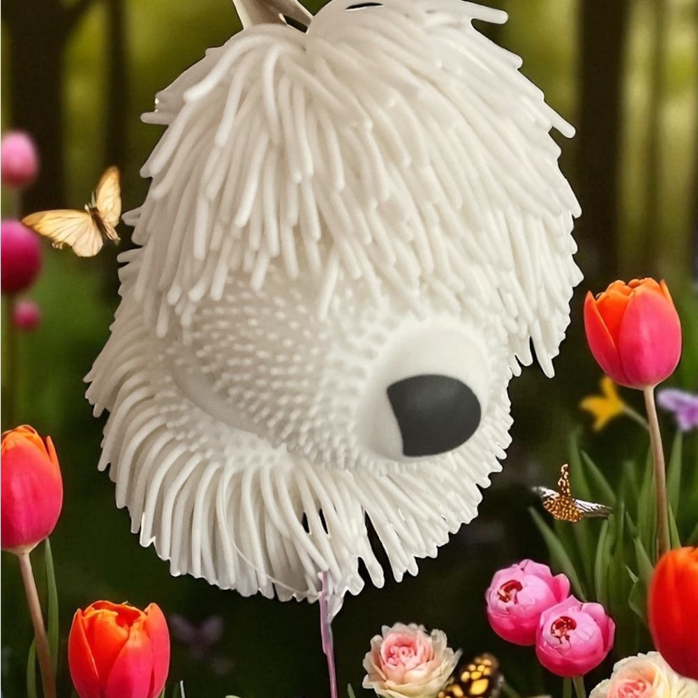 Expressions Shaggy Dog Sensory Squeeze Toy. 